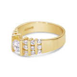 Vintage 14k Yellow Gold 0.94tcw J Si1 Diamond Ring