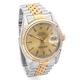 Rolex Oyster Perpetual Datejust Two-Tone Automatic Men's Watch Ref 16233