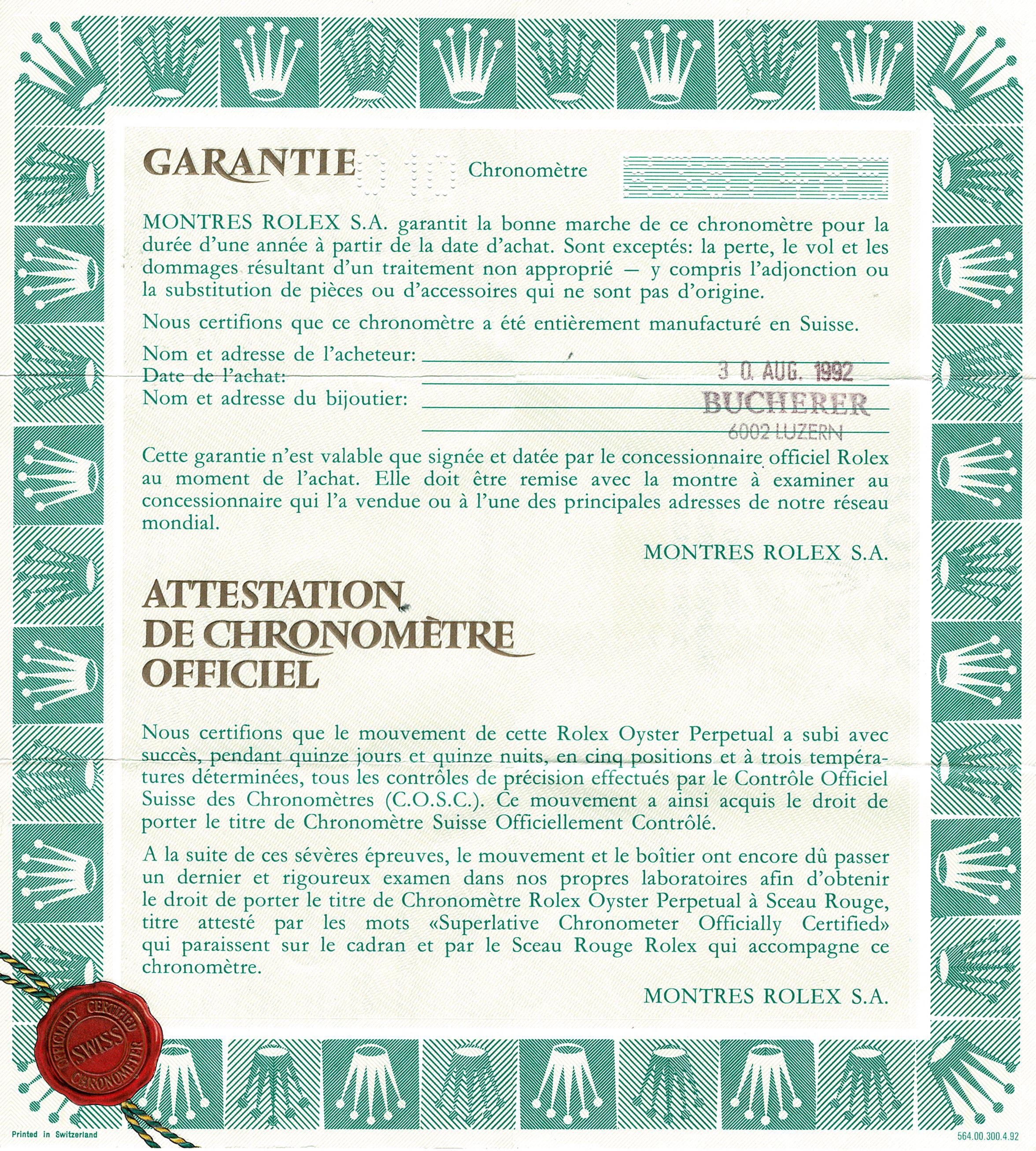 Rolex Oyster Perpetual Datejust Two-Tone Automatic Men's Watch Ref 16233