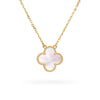 Van Cleef & Arpels 18k Yellow Gold Alhambra Mother of Pearl Necklace