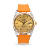 Vintage Rolex Datejust Two Tone Men's Watch 16013