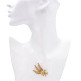 Vintage Tiffany 18k Yellow Gold Wheat Bundle Brooch