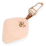 Vintage 14k Yellow Gold Opal and Diamond Pendant Enhancer