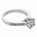 Vintage 14k White Gold 1.20tcw K Si2 Diamond Engagement Ring