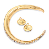 Vintage 1984 Angela Cummings 18k Yellow Gold MOP & Abalone Snakeskin Jewlery Set