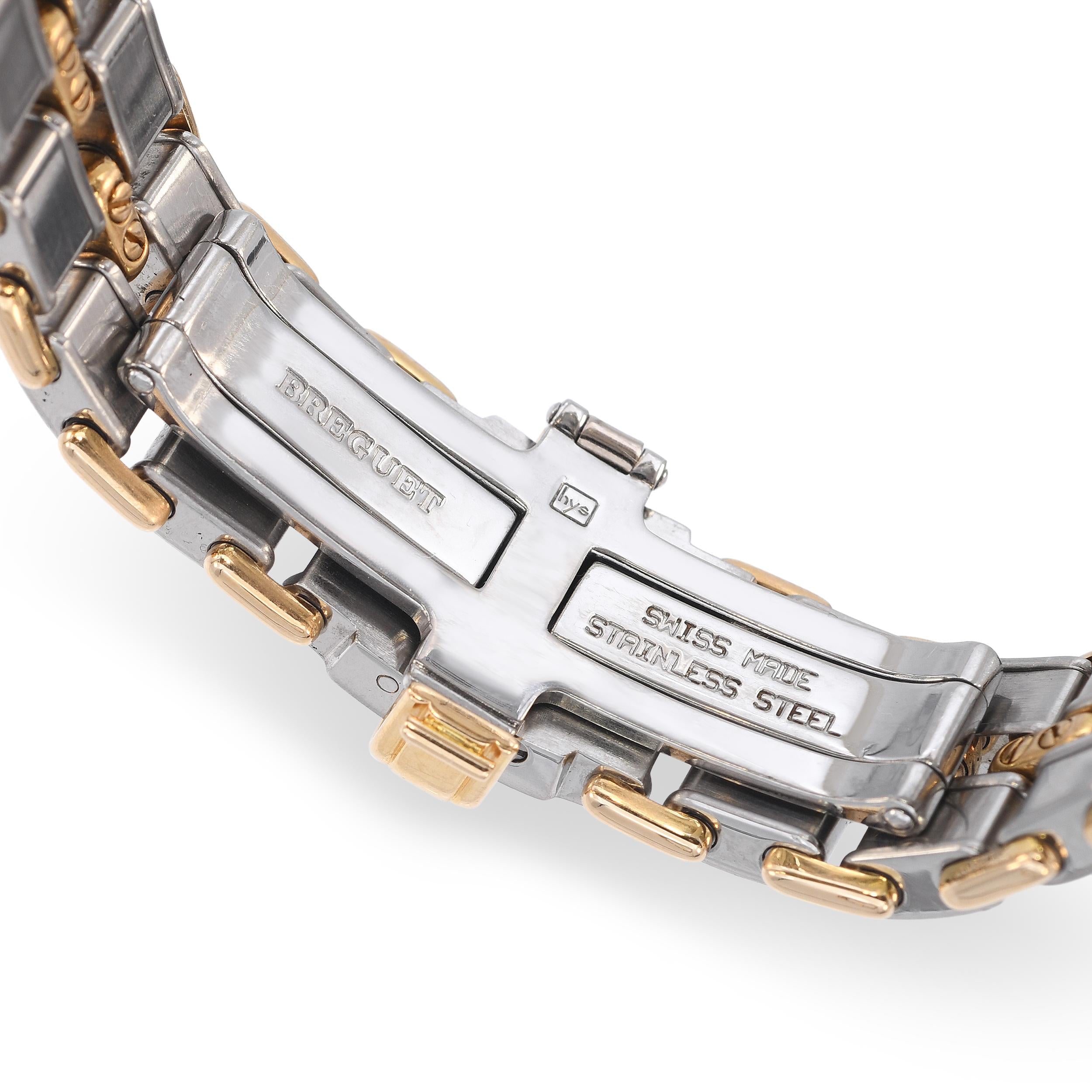 Breguet La Marine 18k Gold Stainless Steel Date Automatic Women's Watch