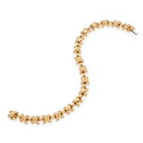 Vintage Tiffany & Co. 18k Yellow Gold Signature X Link Bracelet