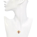 Vintage 14k Yellow Gold 1.11tcw Pink Sapphire Bee Brooch