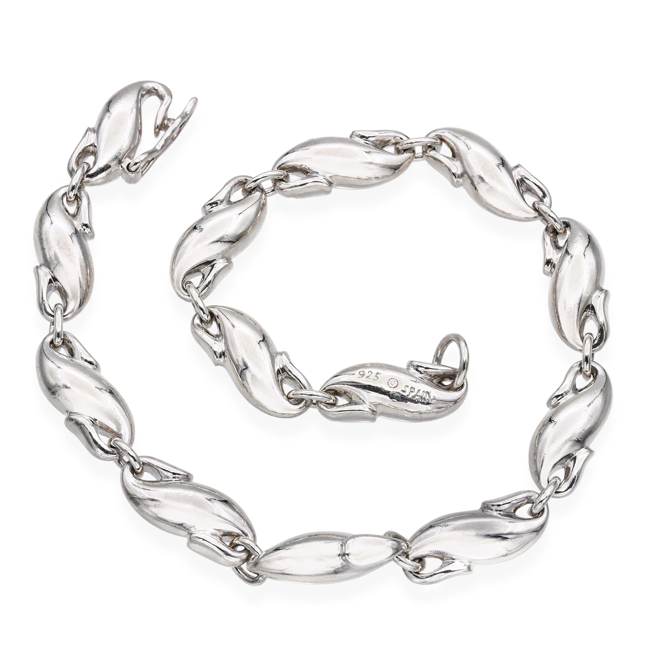 Tiffany & Co. Elsa Peretti Sterling Silver Seahorse Link Bracelet