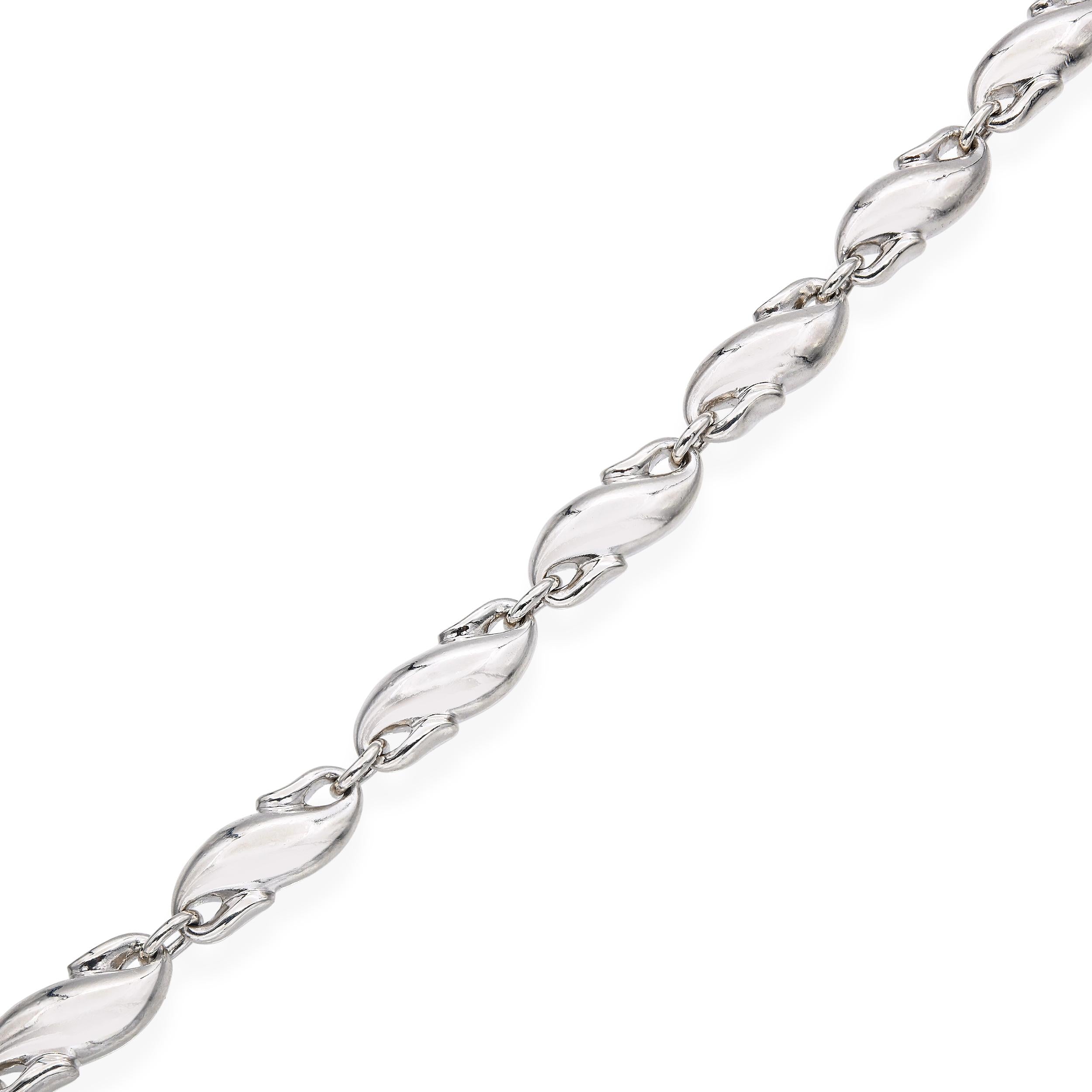 Tiffany & Co. Elsa Peretti Sterling Silver Seahorse Link Bracelet
