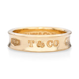 1997 Tiffany & Co 18k Yellow Gold Wedding Band