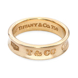 1997 Tiffany & Co 18k Yellow Gold Wedding Band
