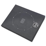 Nini 18k White Gold Diamond Star and Moon Pendant Necklace