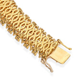 18k Yellow Gold Multi-Row 23.16tcw Diamond Statement Bracelet