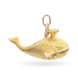 Vintage 9k Yellow Gold Moby Dick in Whale Charm