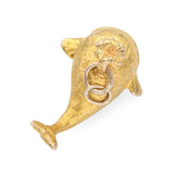 Vintage 9k Yellow Gold Moby Dick in Whale Charm
