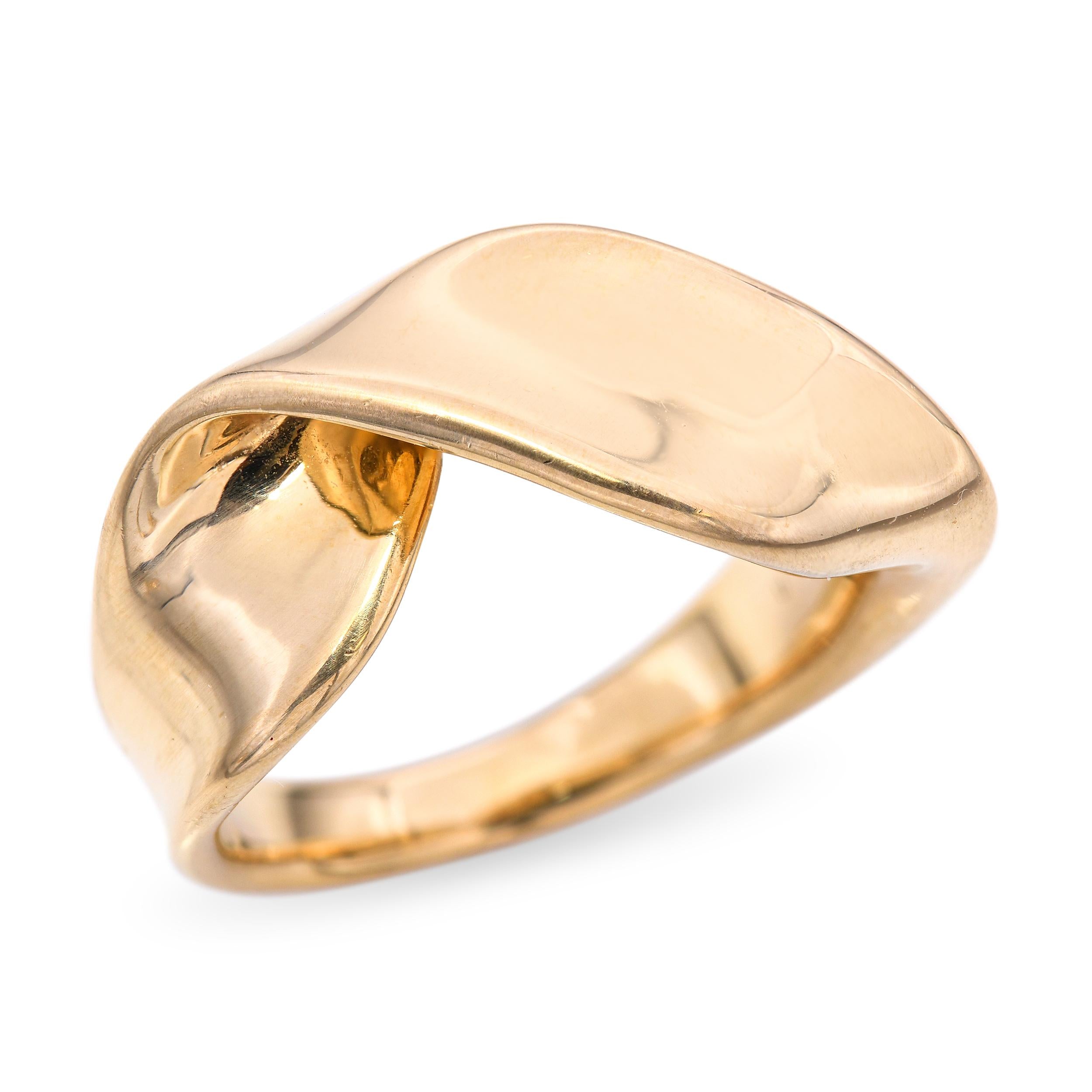 Ippolita 18k Yellow Gold Twisted Ribbon Ring