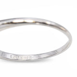 Vintage Le Reine 17k White Gold .93ct Old Euro Diamond Engagement Ring