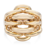 Vintage Tiffany & Co. 14k Yellow Gold Interlocking Woven Ring