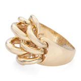 Vintage Tiffany & Co. 14k Yellow Gold Interlocking Woven Ring