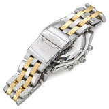 Breitling 18K Gold/Steel Chronomat GT Mother Of Pearl Dial D13050 Men's Watch