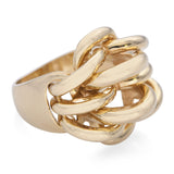 Vintage Tiffany & Co. 14k Yellow Gold Interlocking Woven Ring