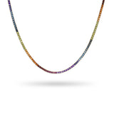 Bellarri Eternal Love 14k Yellow Gold 41.10tcw Multi-Gemstone Necklace