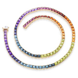 Bellarri Eternal Love 14k Yellow Gold 41.10tcw Multi-Gemstone Necklace