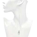 Vintage Sterling Silver Cats Eye Moonstone Pendant