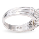 Scott Kay Platinum 1.2tcw Diamond and 5.93ct Blue Zircon Ring