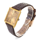 Vintage Buccellati 18k Yellow Gold Snowflake Wristwatch