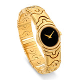Bvlgari Parentesi 18k Yellow Gold Quartz Cuff Watch