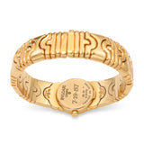 Bvlgari Parentesi 18k Yellow Gold Quartz Cuff Watch