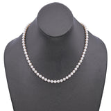 Mikimoto 18k Yellow Gold Pearl Strand Necklace