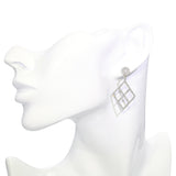 14k White Gold Diamond 1.20tcw Diamond Earrings