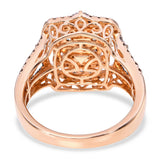 Le Vian 14k Rose Gold 1.34ctw Chocolate Diamond Cluster Ring