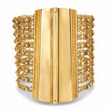 Antique Yellow Gold Victorian Chain Cuff Bracelet
