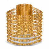 Antique Yellow Gold Victorian Chain Cuff Bracelet