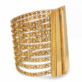 Antique Yellow Gold Victorian Chain Cuff Bracelet