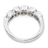 Platinum S-Curve 1.00ctw Diamond Wedding Band