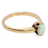 Vintage 14k Yellow Gold 0.31ct Opal Ring