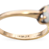 Vintage 14k Yellow Gold 0.31ct Opal Ring