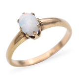 Vintage 14k Yellow Gold 0.31ct Opal Ring