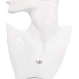 14k White Gold Diamond Pave Dove Pendant