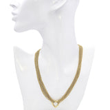Tiffany & Co. Elsa Peretti 18k Yellow Gold Heart Strand Necklace