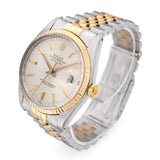 Vintage Rolex Datejust Two Tone Men's Watch 16013