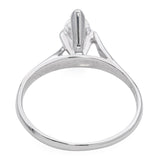 Vintage 14k White Gold 0.70ct Marquise Diamond Ring