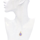 Vintage 14k Yellow Gold Ancient Coin and Ruby Pendant