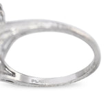 Antique Art Deco Platinum & Palladium 1.32ctw Diamond Dinner Ring