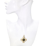 Vintage 14k Yellow Gold Ancient Coin Cross Pendant